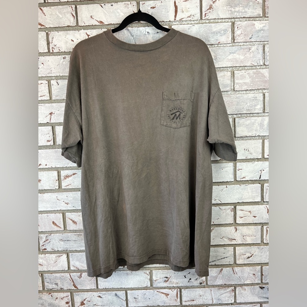 Vintage Marlboro | Men’s Gray T-Shirt
